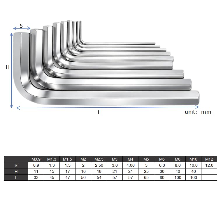 M2x3mm Set Screws,30Pcs Allen Head Screws with Hex Wrench - size: M2x3mm(30Pcs)