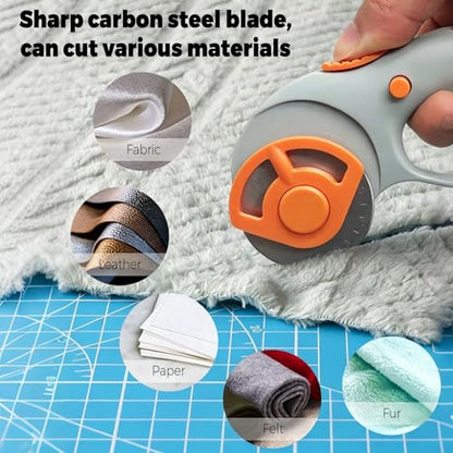 Rotary Cutter for Fabric,Fabric Shears,Rolling Cutter for Fabric 45mm