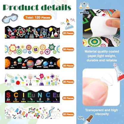 Containlol 118ft Bulletin Board Border Classroom Border, Science Style - style: Science Style