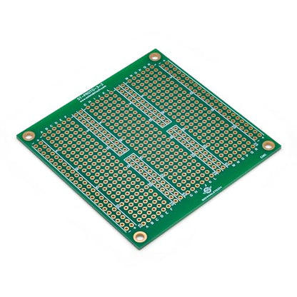 Double Sided ENIG Protoboard, Solderable Breadboard, Electronic Circuit Board for DIY Prototype Circuit, FR4, Plated Through Hole Solder Prototype Board, ST-PROTO-3-3 (3" x 3") - style: 3" x 3"