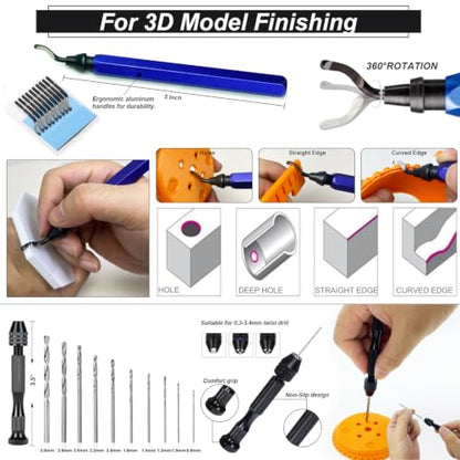 124Pcs 3D Printing Accessory Tools with Tool Bag - style: Tools with Oxford bag
