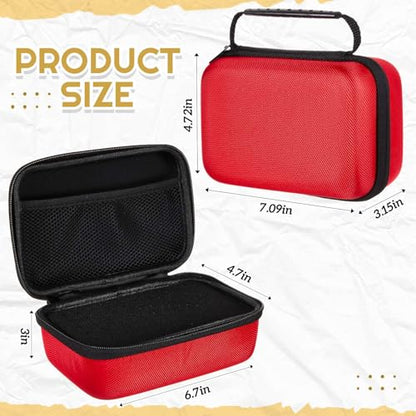Relaxweex Hard Case with Foam, 7.1 X 4.7 X 3.1 Inch, Red - color: Red, size: 7.1 x 4.7 x 3.1 inch