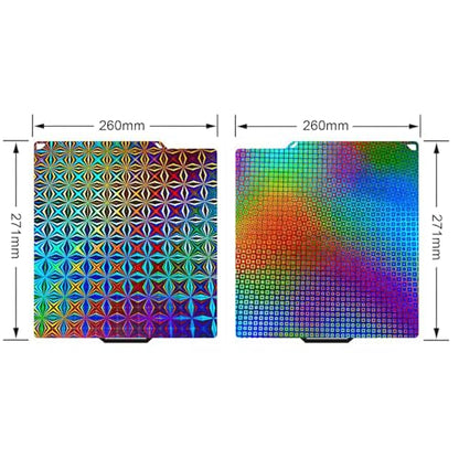 260X271MM for Centauri Carbon Build Plate F1 Sheet Double Sided Smooth Surface Board Heated Print Bed Flexible Removable Surface Platform for Elegoo Centauri Carbon/Centauri - color: Green