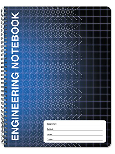BookFactory Computation Engineering Notebook, Wire-O, 100 Pages - style: Engineering