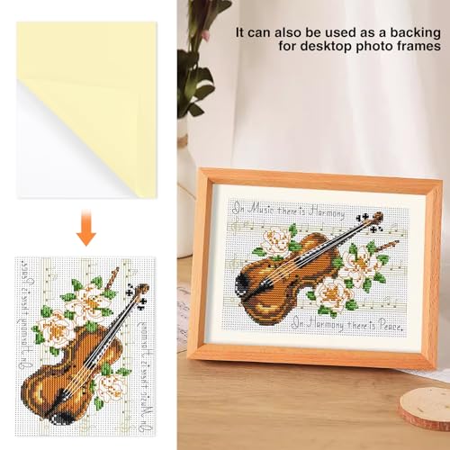 Self Stick Mounting Board 8 X 10 inch, for Cross Stitch, Photo Frame Backing （10 Pack） - size: 8*10