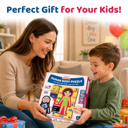 Smartivity Human Body Anatomy Puzzle for Kids 4-7 Years