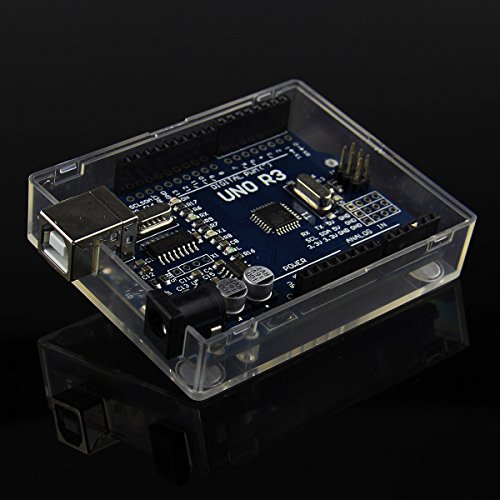 Geekworm UNO R3 Case | Protective Enclosure ABS Computer Box for Arduino UNO R3/UNO WiFi UNO REV3- Transparent
