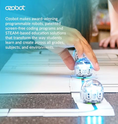 Ozobot Color Code Magnets Base Kit, Interactive Coding Learning Tool for Kids Ages 5+, Enhances Logic & Problem Solving Skills, Classroom Education, 36 Tiles, Evo Required Not Included - style: Color Code Magnets - Base Kit (36 Tiles)