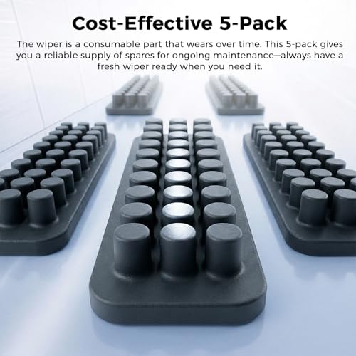 Creality Official SPARKX i7 Nozzle Wiper Strip 5PCS, Original i7 Mouth Wipe Strips Cleaning Pad, Silicone Rubber Wiper Clean Nozzle Surface Filament for Creality SPARKX i7 3D Printer - style: Nozzle Wiper Strip