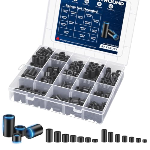 320Pcs M6&M8 Plastic Spacers for Screws, Spacer Non-Threaded Kit - size: M6&M8 320PCS