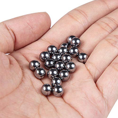 304 Stainless Steel Ball 620Pcs 1-8mm Metric Precision Assorted Loose Bicycle Bearing Steel Ball Assortment Kit（12 Sizes） - size: 0.039-0.315" (12 Sizes)