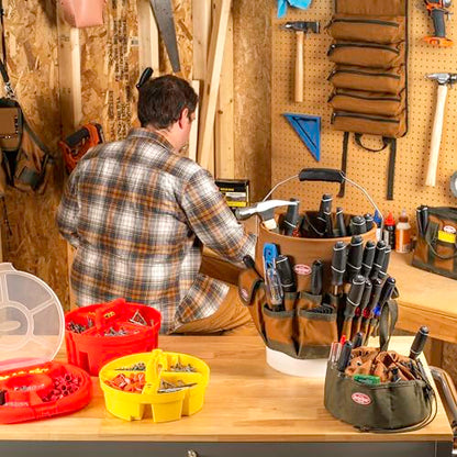 Bucket Boss The Bucketeer Bucket Tool Organizer in Brown, 10030 - size: (Pack of 1)