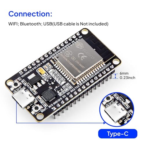 ELEGOO 37-in-1 Sensor Kit and 3PCS ESP-32 Boards, for Sensors, Smart Devices, Robotics, STEM Learning and DIY Electronics
