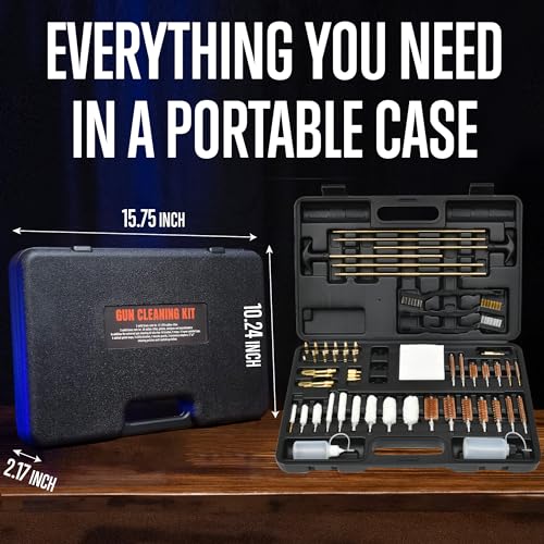 GLORYFIRE Universal Gun Cleaning Kit with Jags and Rods for All Caliber