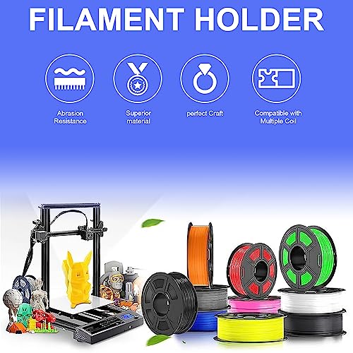 1 Pair 3D Printer Filament Spool Holder Filament Spool Holders Universal Spools for 3D Printing Materials