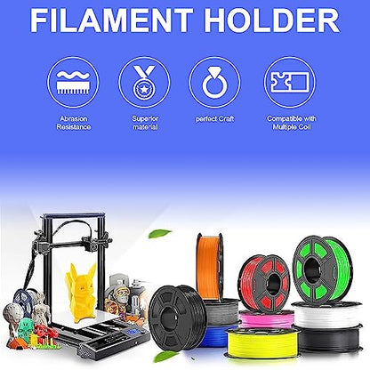 1 Pair 3D Printer Filament Spool Holder Filament Spool Holders Universal Spools for 3D Printing Materials