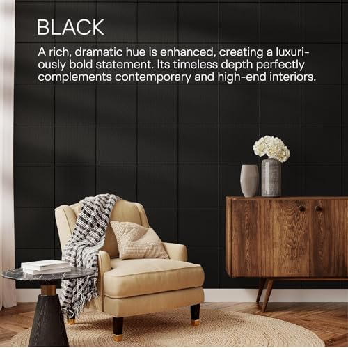 MaxGear Felt Bulletin Board 36" x 24", Black Felt Wall Tiles Push Pins - color: Black, size: 36" x 24"