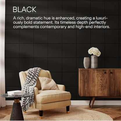 MaxGear Felt Bulletin Board 36" x 24", Black Felt Wall Tiles Push Pins - color: Black, size: 36" x 24"