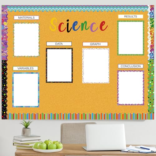 Dispowreath 96 Pcs Science Fair Board Supplies,Geometric Style - style: Geometric Style