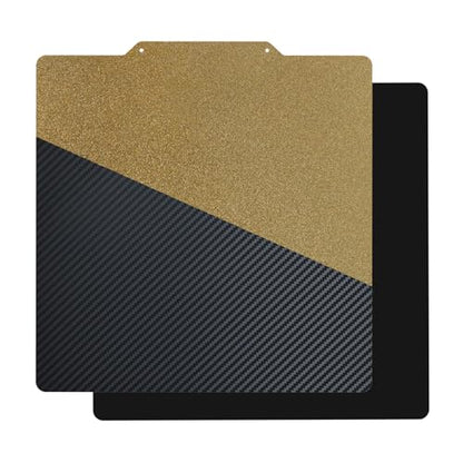 Textured PEI & Smooth PET (Carbon Fiber Pattern) Heat Bed Plate Flexible Print Bed Compatible with Artillery Genius - color: PEI & PET (Carbon Fiber Pattern), size: 220*220mm