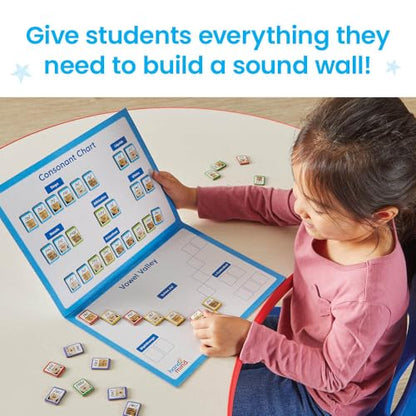 hand2mind Desktop Magnetic Sound Wall Boards, Set of 6, Ages 5+