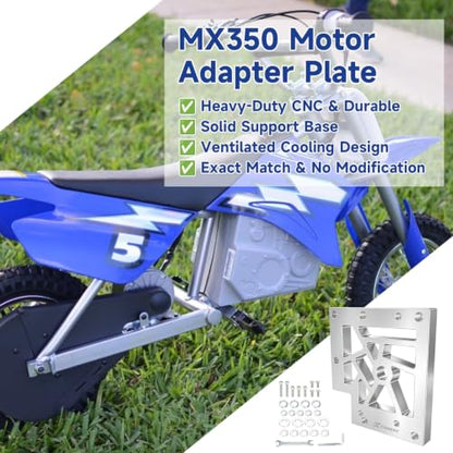 MX350 Motor Adapter Plate for Razor MX350 Dirt Rocket Bike