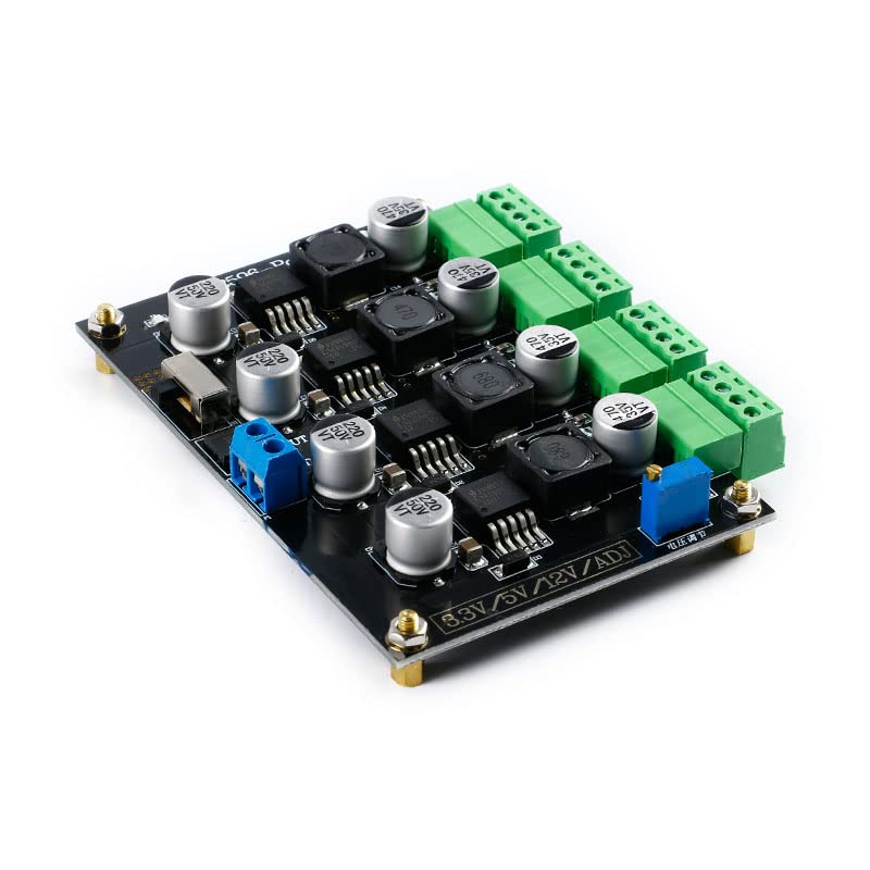 LM2596 Multi-Channel Switching Power Supply Module 3.3V/5V/12V/ADJ Adjustable Voltage Output Buck Converter DC-DC Step-Down Power Supply