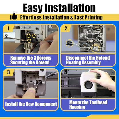 P2S Hotend Heating Assembly Kit Compatible with Bambu Lab P2S 3D Printers