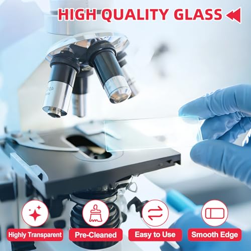 Microscope Slides, 75 x 25mm, Plain Slides, 3600 Pcs/Case - color: Clear, size: 3600PCS
