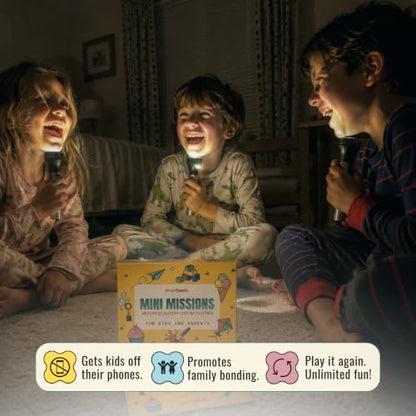 Mini Missions - 40 Scratch-Off Activities for Kids and Parents, Fun Family Game Night, Indoor Activities, Screen-Free Family Games, Birthday Present, Family Bonding Activities