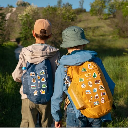 300Pcs Travel Camping Foam Stickers, Self-Adhesive Camping Stickers Outdoor Adventure Themed Sticker Decorations for DIY Arts Crafts Scrapbooks Party Favors School Activity Reward - style: Camping