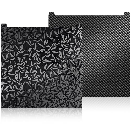 2026 Upgrade Double Sided Build Plate for Creality K2 Plus - color: Diamond + Carbon Fiber