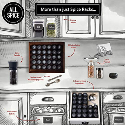 AllSpice Stainless Steel Double Sided Measuring Spoon- Teaspoon and Tablespoon - size: Tablespoon / Teaspoon