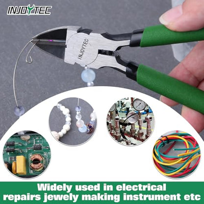Precision Side Cutter 6 Inch Wire Cutting Diagonal Wire Cutters - size: 6“