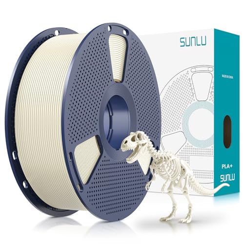 SUNLU PLA Plus Filament 1.75mm Bone White 1KG - color: 1000g-pla Plus Bone White, size: 1 kg