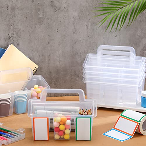 Maitys 6 Pcs Classroom Caddy Organizer with Handle, 4 Compartment