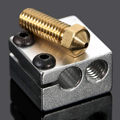 dophee Volcano Nozzle 3D Printer Extruder Print Head and Heater Block Kit