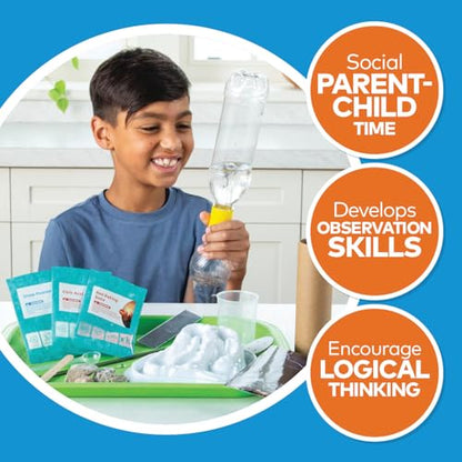Fun Express Steam Natural Phenomenon Science Kit - Fascinating STEAM Nature Kit for Kids, Interactive Natural Science Exploration Kit for Kids - Fun and Educational Natural Phenomenon Kit