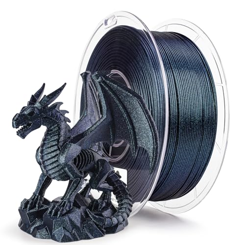 ZIROChameleon Series 3D Printing Material, 1kg Spool, Moonlit Teal Luster - color: Moonlit Teal Luster