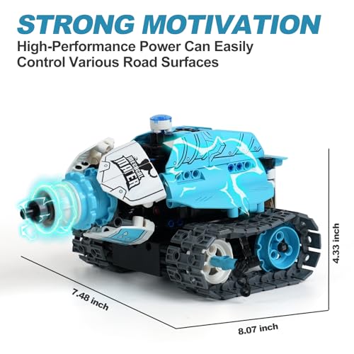 3 in 1 Robot Building Kits for Kids - STEM Birthday Gifts for 6 7 8 9 10 11 12+ Year Old Boys - Educational DIY Science Projects, Robotics Toys with APP & Remote Control