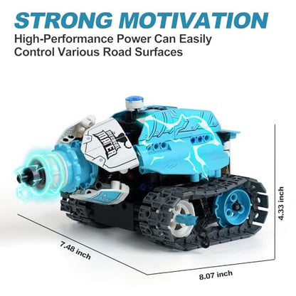3 in 1 Robot Building Kits for Kids - STEM Birthday Gifts for 6 7 8 9 10 11 12+ Year Old Boys - Educational DIY Science Projects, Robotics Toys with APP & Remote Control