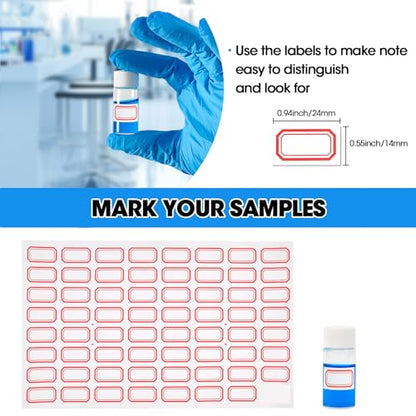 12PCS 10ml Clear Glass Small Vials with White Screw Caps & Plastic Stoppers - color: CLEAR, size: 10ml