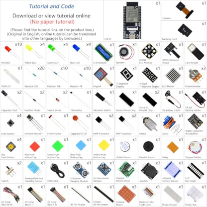 Freenove ESP32 Kit ESP32 Camera Board Ultimate Starter Kit
