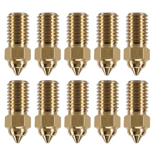 10 PCS 0.4MM Neptune 4/Neptune 4 Pro Brass Nozzle Kit - size: 10 PCS