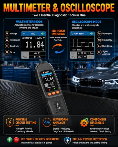 PB500 Automotive Power Circuit Probe, 12-24V Electrical Short & Open Finder - color: Vivid Black 500