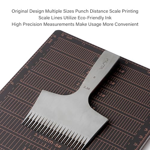 WUTA 8mm Thicken Cutting Mat Self Healing Cutting Mat, A5 Punching Board, Engraving Pad, Carving Knife Plate DIY Leather Craft Tools for Handcraft Project (8.6x5.9inch) - size: 8.6"L x 5.9"W