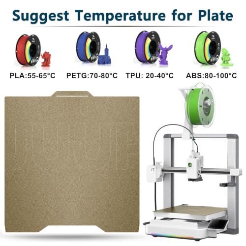 1PK SPARKX i7 Build Plate No Glue Stick Texture PEI Plate forCreality SPARKX i7 301x267 Build Plate Flexible Removable Spring Steel Plate,Easy Release Printed,Heatbed for Creality SPARKX i7 3D Printer