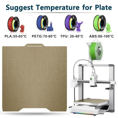 1PK SPARKX i7 Build Plate No Glue Stick Texture PEI Plate forCreality SPARKX i7 301x267 Build Plate Flexible Removable Spring Steel Plate,Easy Release Printed,Heatbed for Creality SPARKX i7 3D Printer