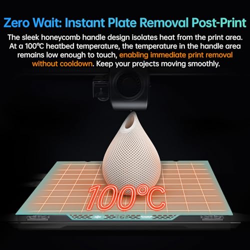 BIQU Cryogrip Pro Glacier for K1 Max 3D Printer 310x315MM - color: Glacier, size: K1 Max