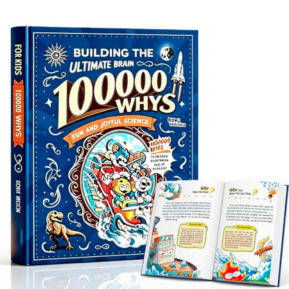 100000 Whys Kids Science Encyclopedia, Fun Educational Extracurricular Reading Book, Scientific Thinking & Brain Development for Elementary Students
